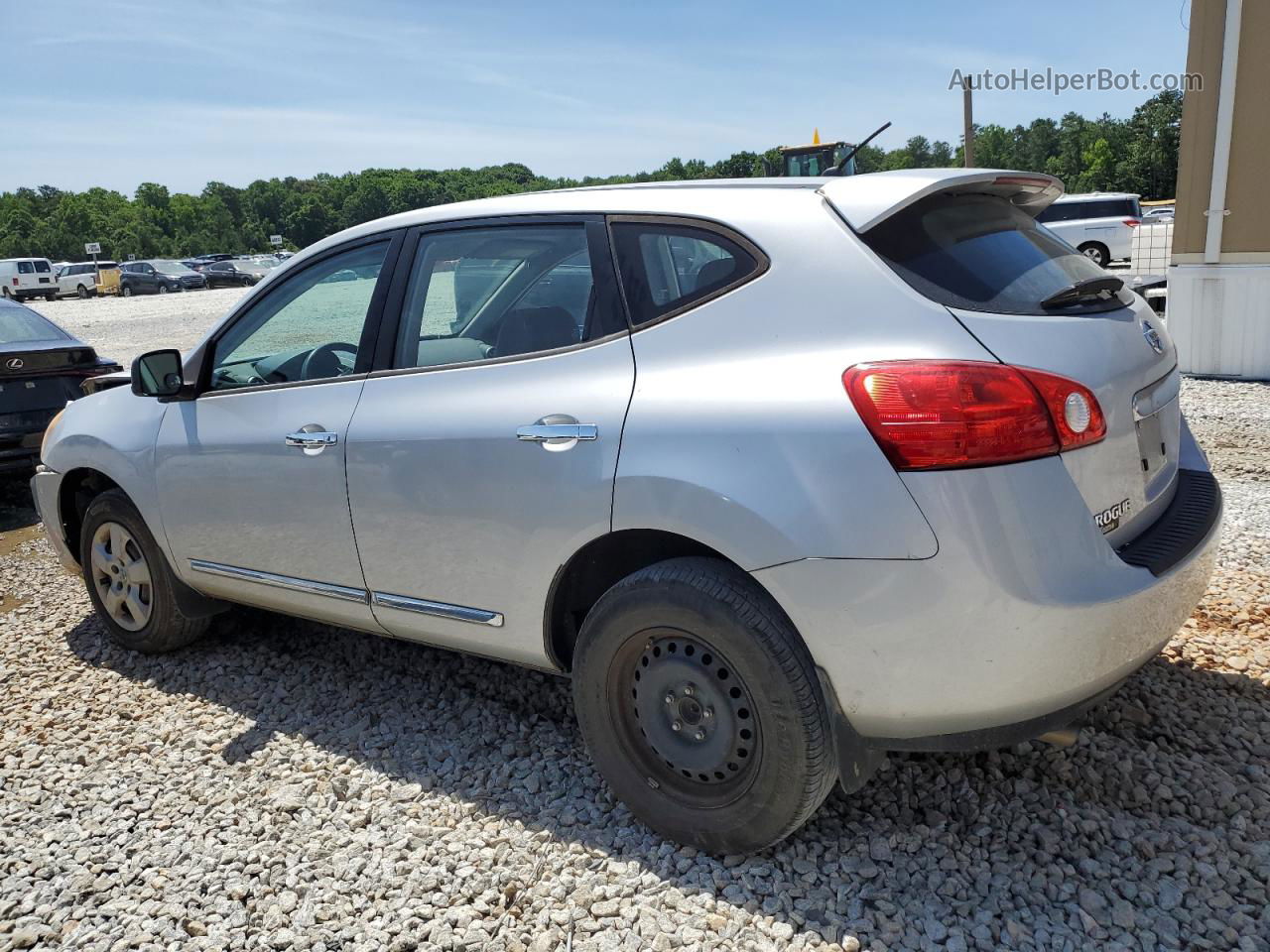 2012 Nissan Rogue S Silver vin: JN8AS5MT2CW268750