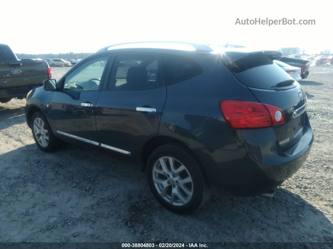 2012 Nissan Rogue Sv W/sl Pkg Синий vin: JN8AS5MT2CW272037