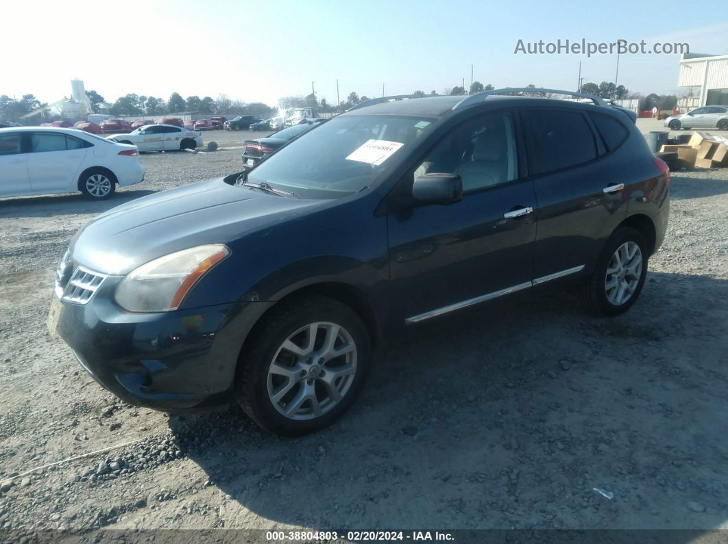 2012 Nissan Rogue Sv W/sl Pkg Blue vin: JN8AS5MT2CW272037