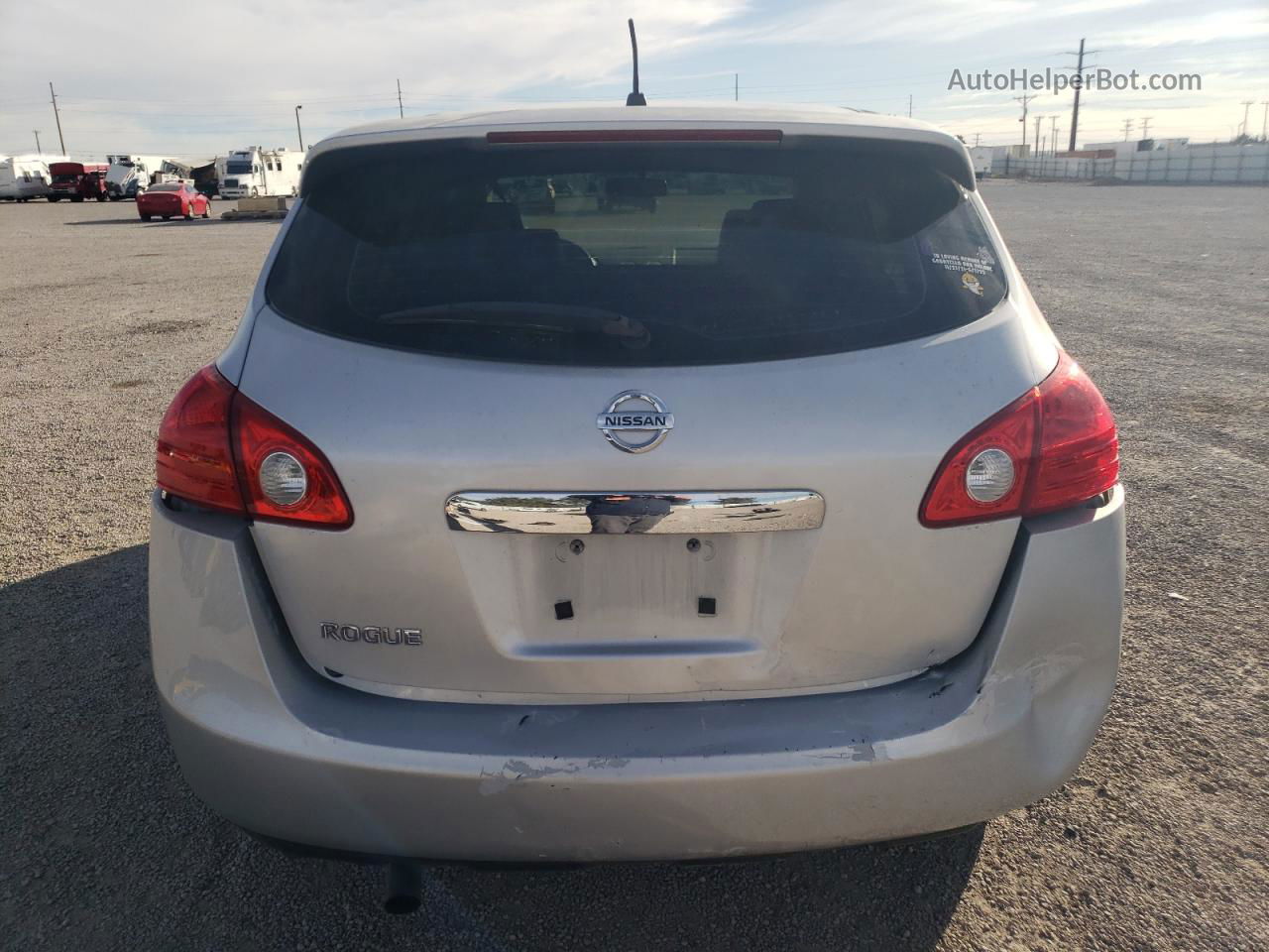 2012 Nissan Rogue S Silver vin: JN8AS5MT2CW277254