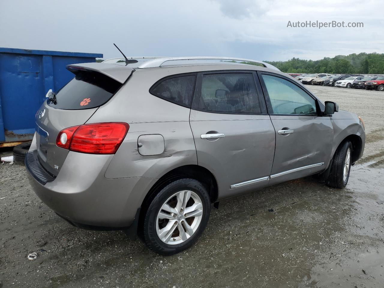 2012 Nissan Rogue S Gray vin: JN8AS5MT2CW290683