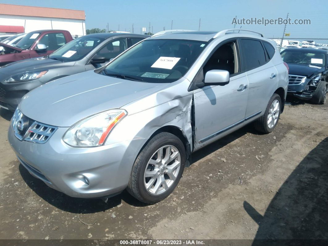 2012 Nissan Rogue Sv W/sl Pkg Silver vin: JN8AS5MT2CW293566