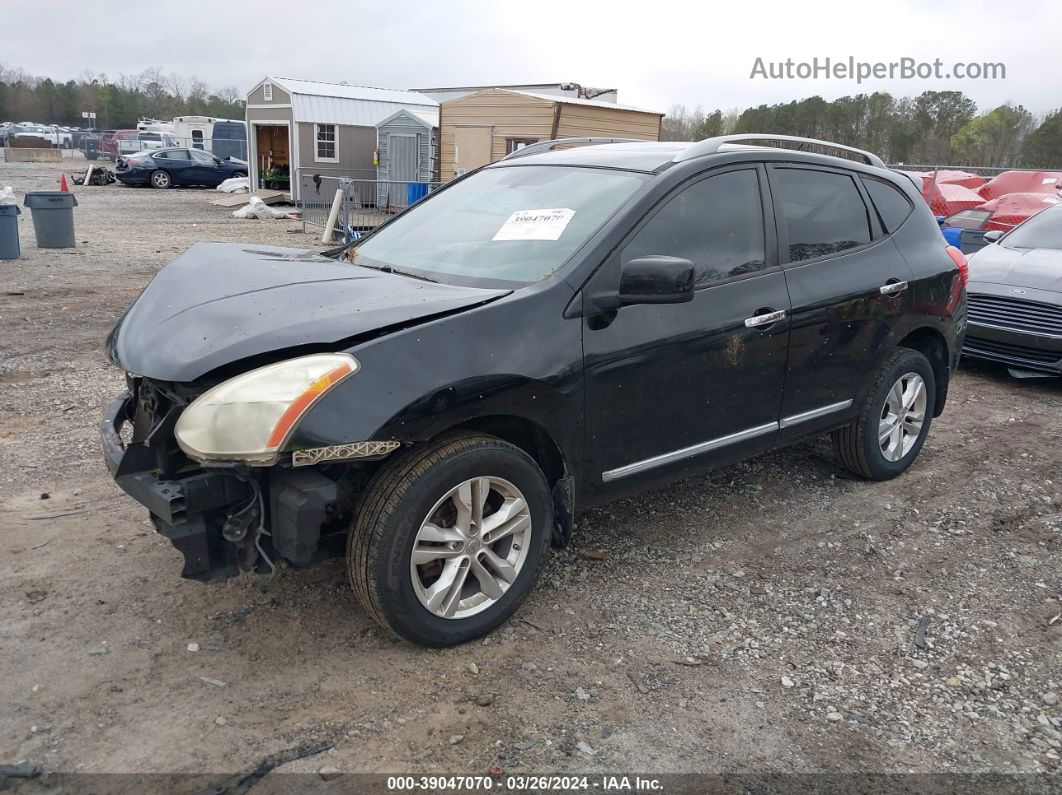 2012 Nissan Rogue Sv Black vin: JN8AS5MT2CW607670