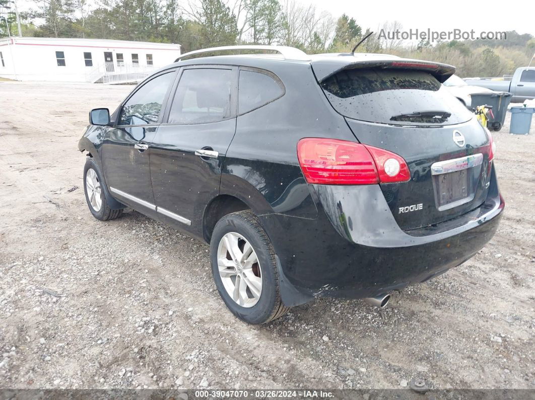 2012 Nissan Rogue Sv Black vin: JN8AS5MT2CW607670