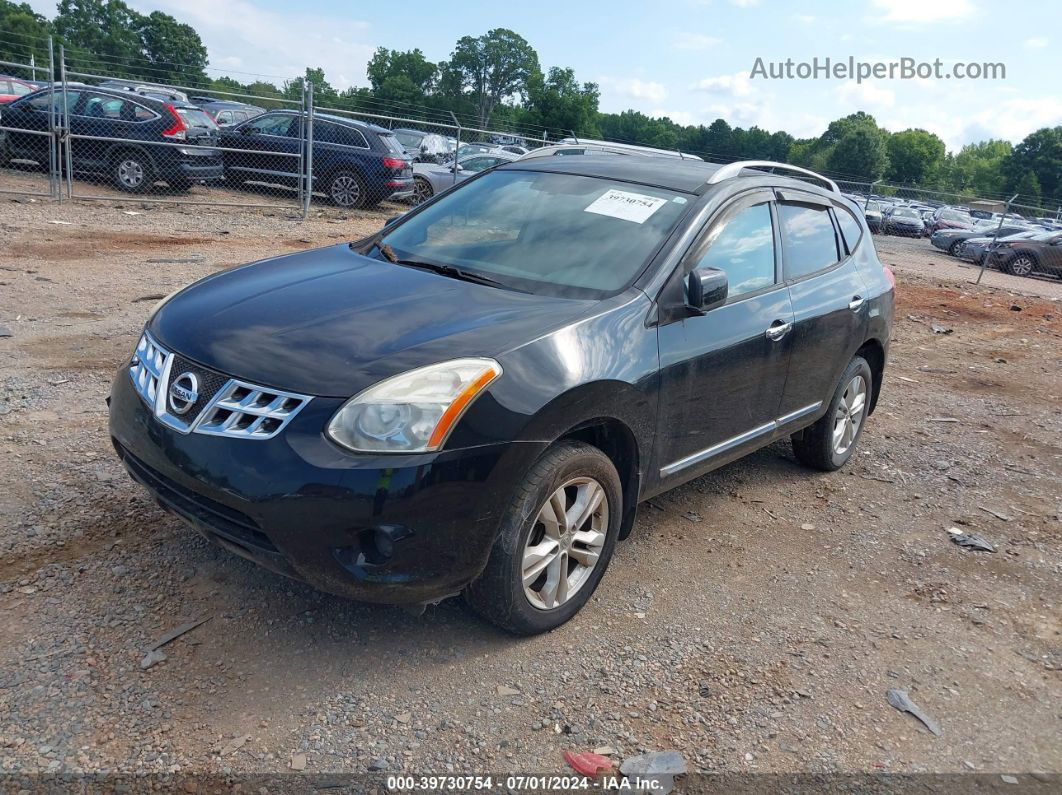 2012 Nissan Rogue Sv Black vin: JN8AS5MT3CW263072