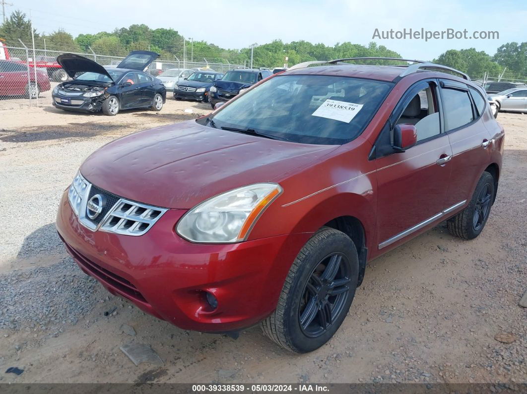 2012 Nissan Rogue Sv Orange vin: JN8AS5MT3CW263881