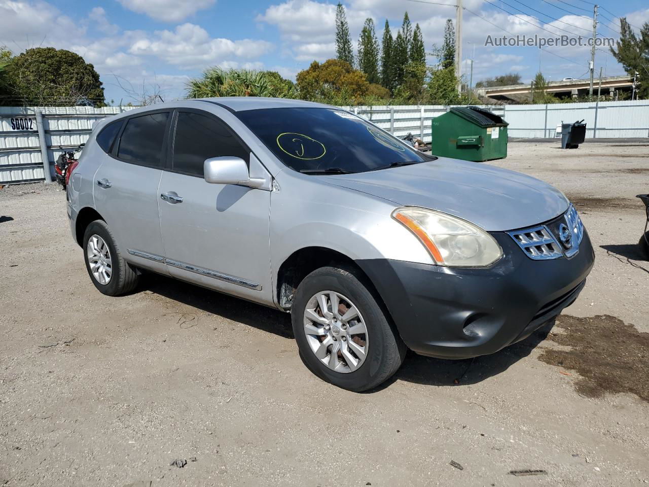 2012 Nissan Rogue S Gray vin: JN8AS5MT3CW264884