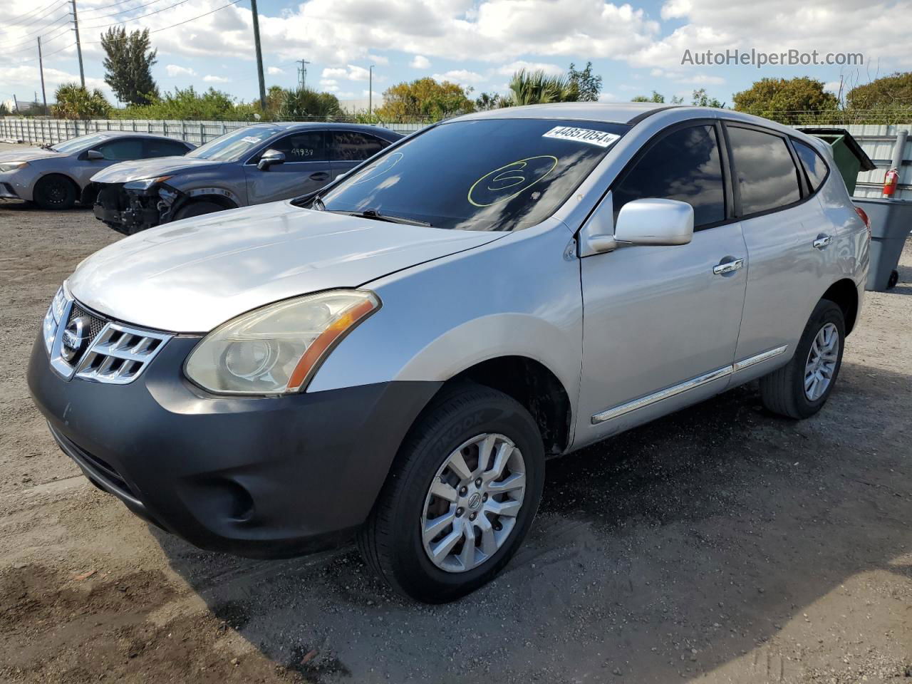 2012 Nissan Rogue S Gray vin: JN8AS5MT3CW264884