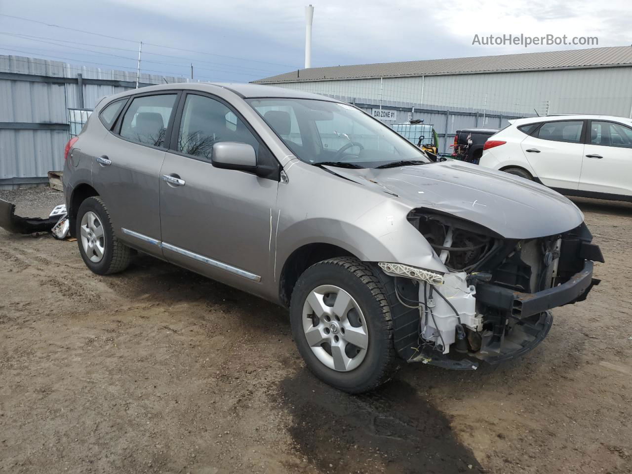 2012 Nissan Rogue S Gray vin: JN8AS5MT3CW296377