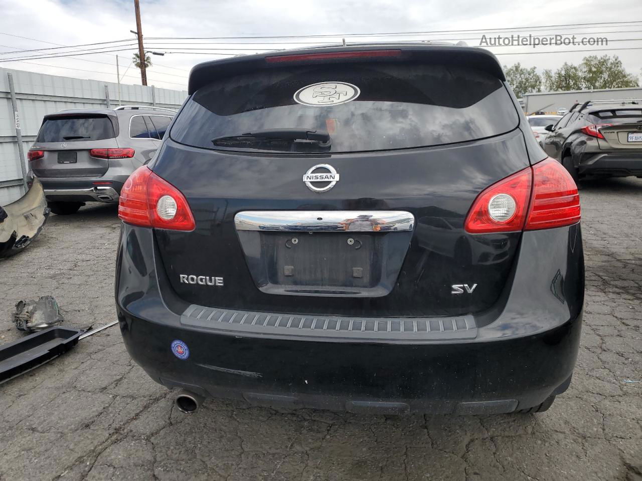 2012 Nissan Rogue S Black vin: JN8AS5MT3CW301397