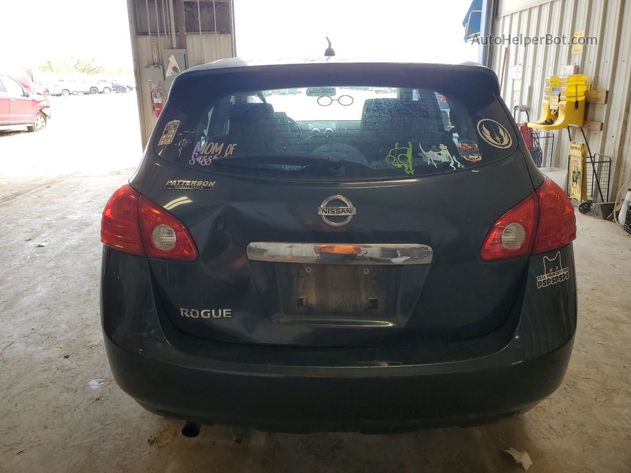 2012 Nissan Rogue S Синий vin: JN8AS5MT3CW610786