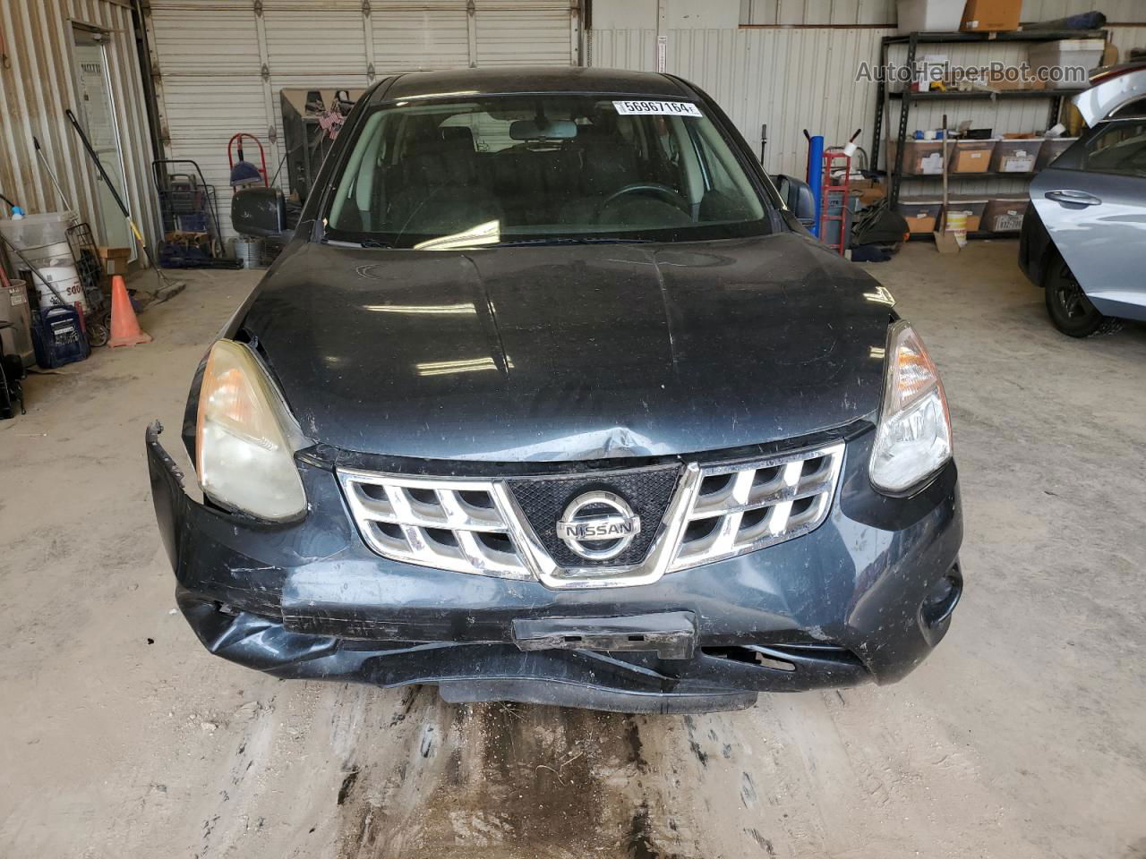 2012 Nissan Rogue S Синий vin: JN8AS5MT3CW610786