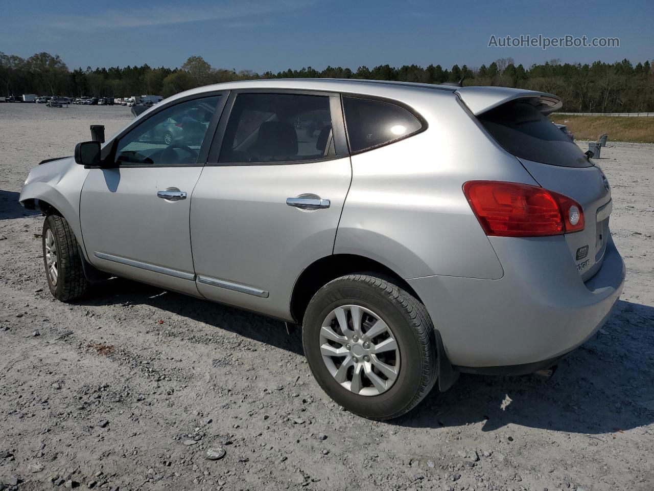 2012 Nissan Rogue S Silver vin: JN8AS5MT3CW614434