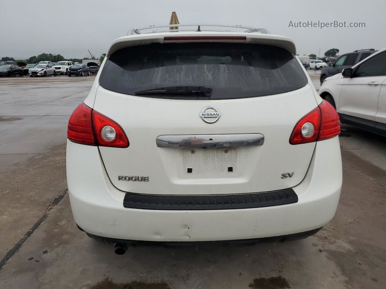 2012 Nissan Rogue S White vin: JN8AS5MT4CW254025