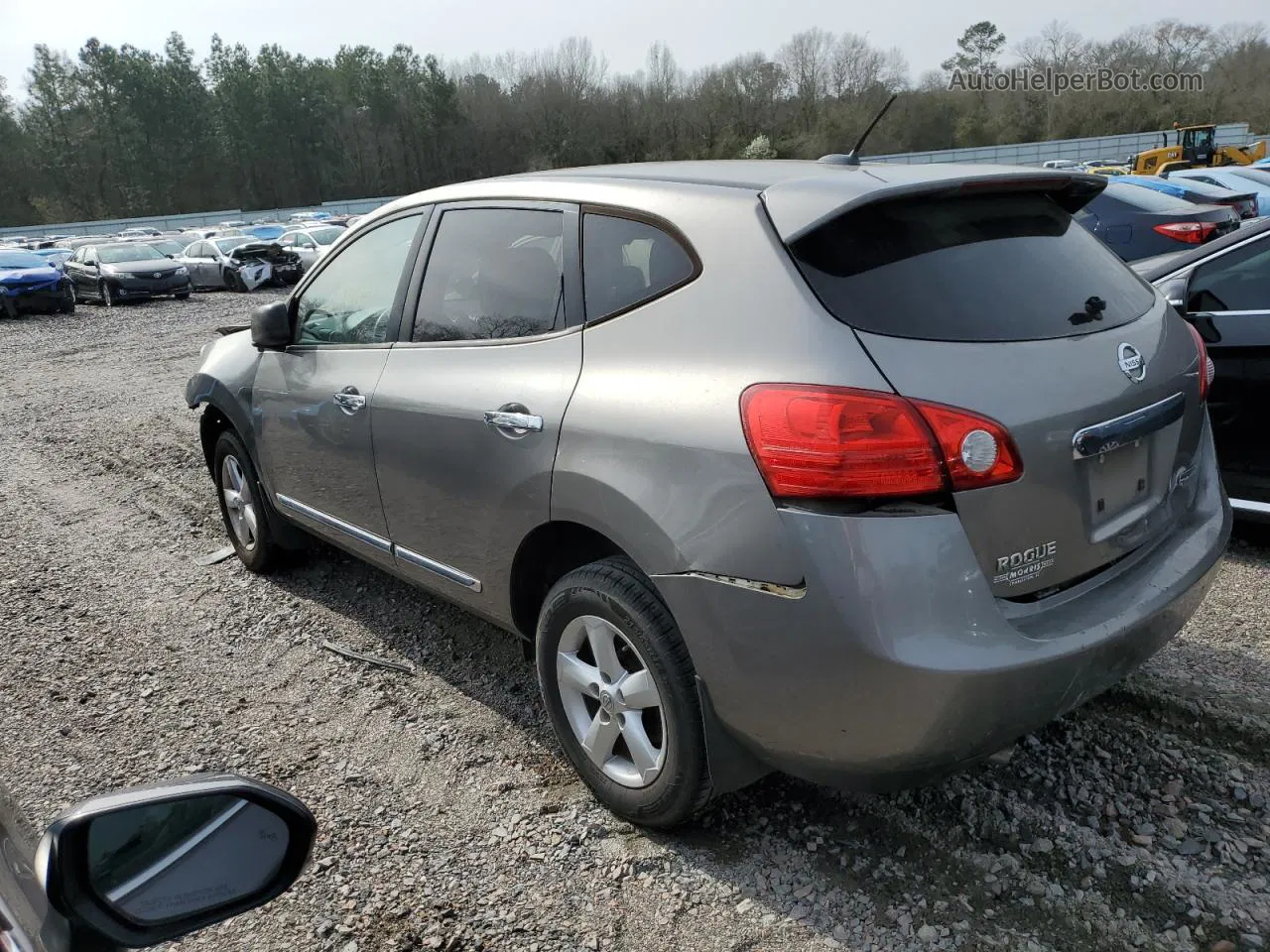 2012 Nissan Rogue S Silver vin: JN8AS5MT4CW276056