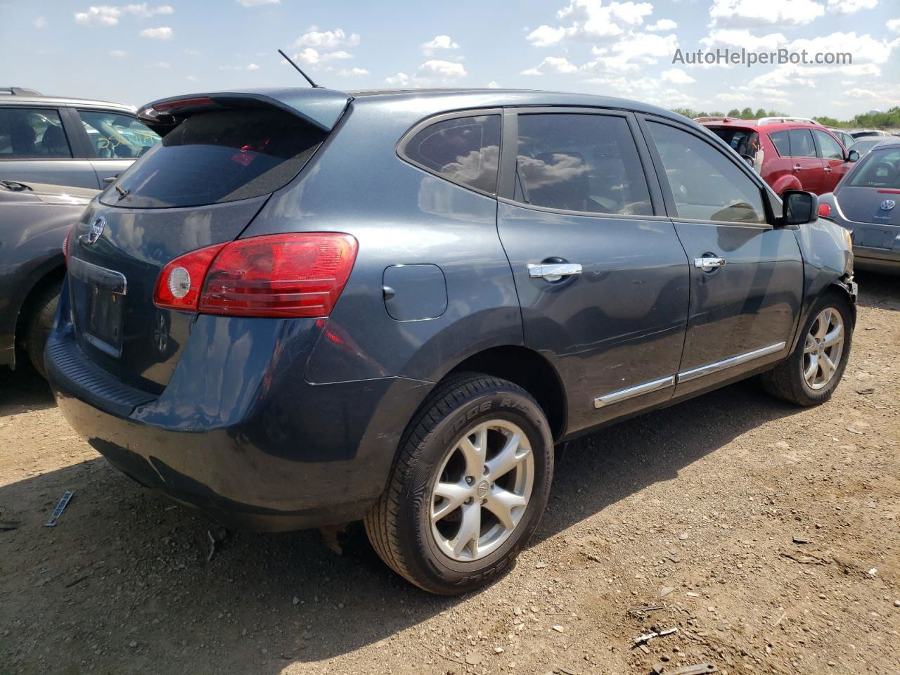 2012 Nissan Rogue S Gray vin: JN8AS5MT4CW289244