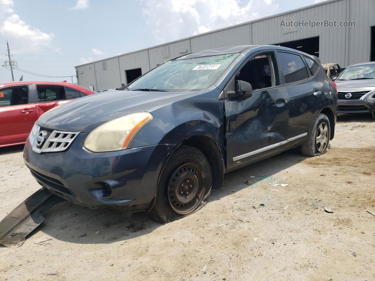 2012 Nissan Rogue S Charcoal vin: JN8AS5MT4CW301506