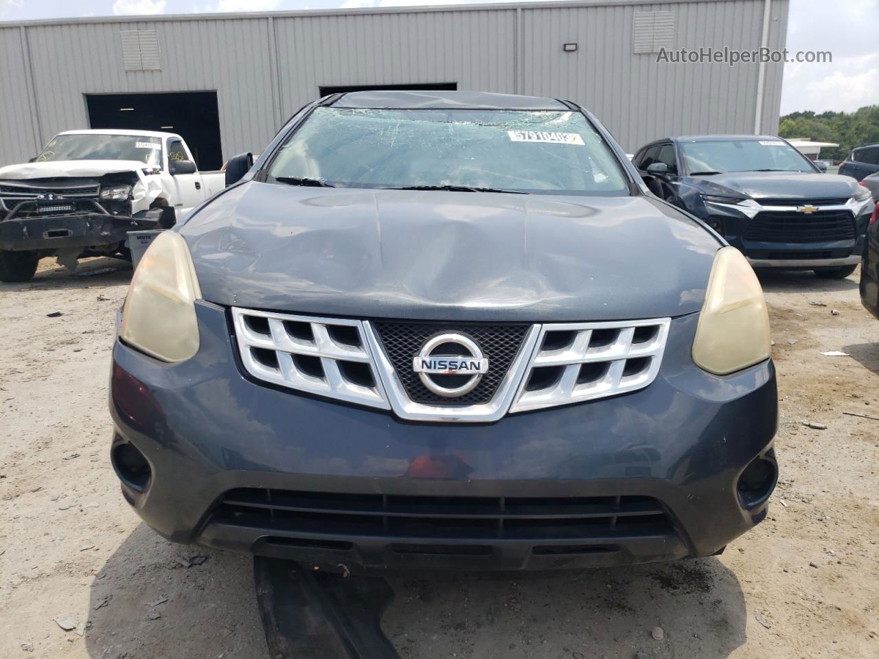 2012 Nissan Rogue S Charcoal vin: JN8AS5MT4CW301506