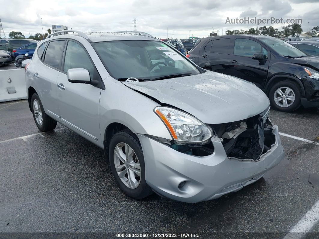 2012 Nissan Rogue Sv White vin: JN8AS5MT4CW601675