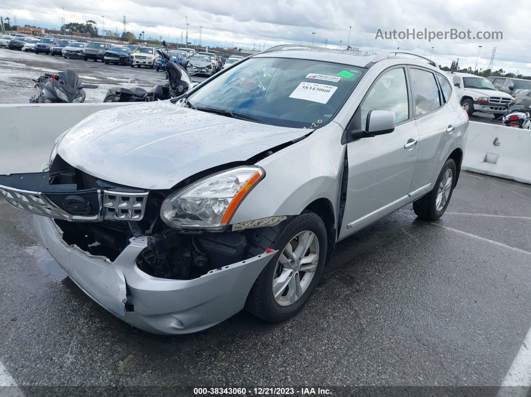 2012 Nissan Rogue Sv White vin: JN8AS5MT4CW601675