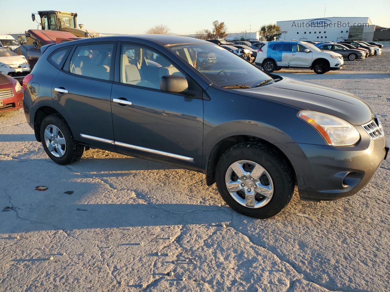 2012 Nissan Rogue S Blue vin: JN8AS5MT4CW603961