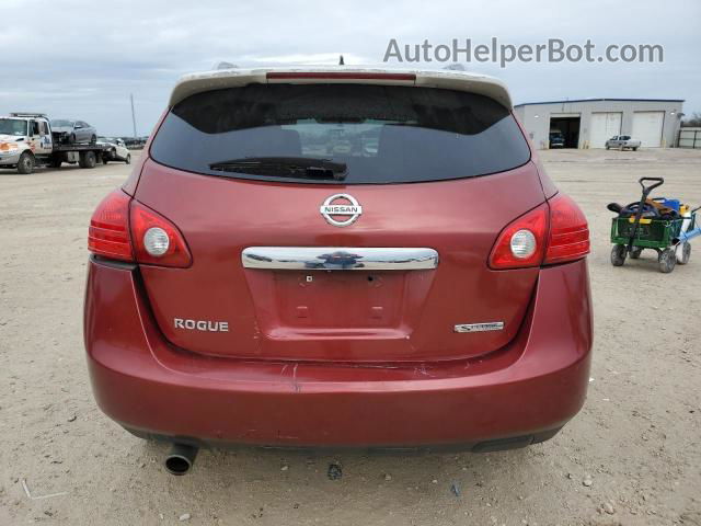 2012 Nissan Rogue S Burgundy vin: JN8AS5MT5CW250355