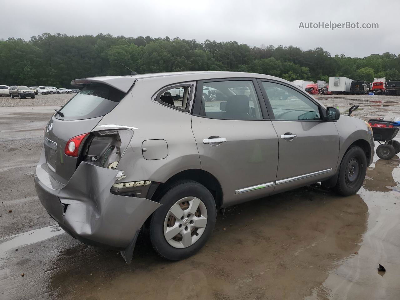 2012 Nissan Rogue S Gray vin: JN8AS5MT5CW251229