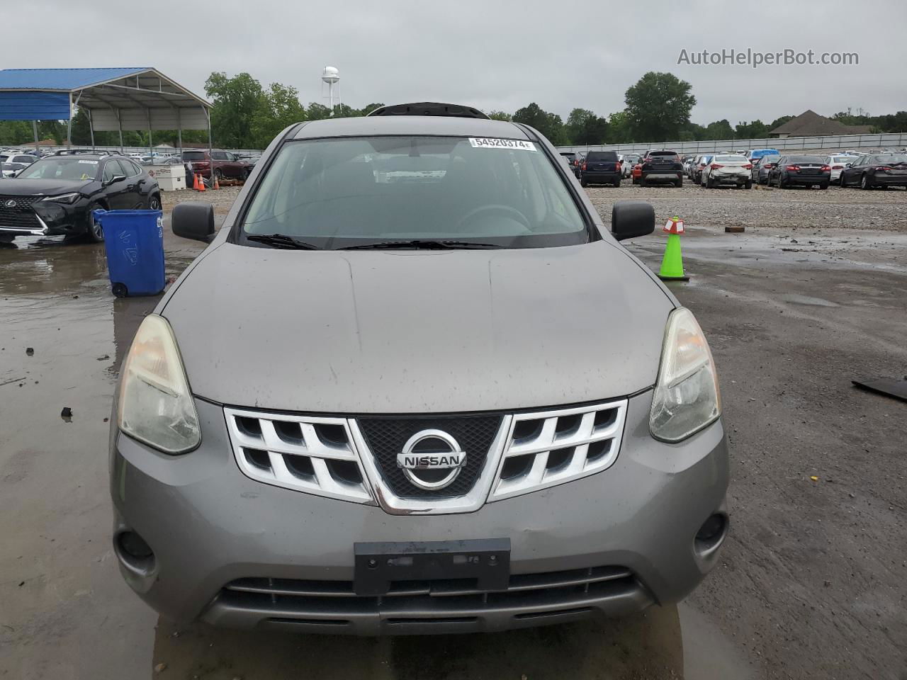 2012 Nissan Rogue S Gray vin: JN8AS5MT5CW251229