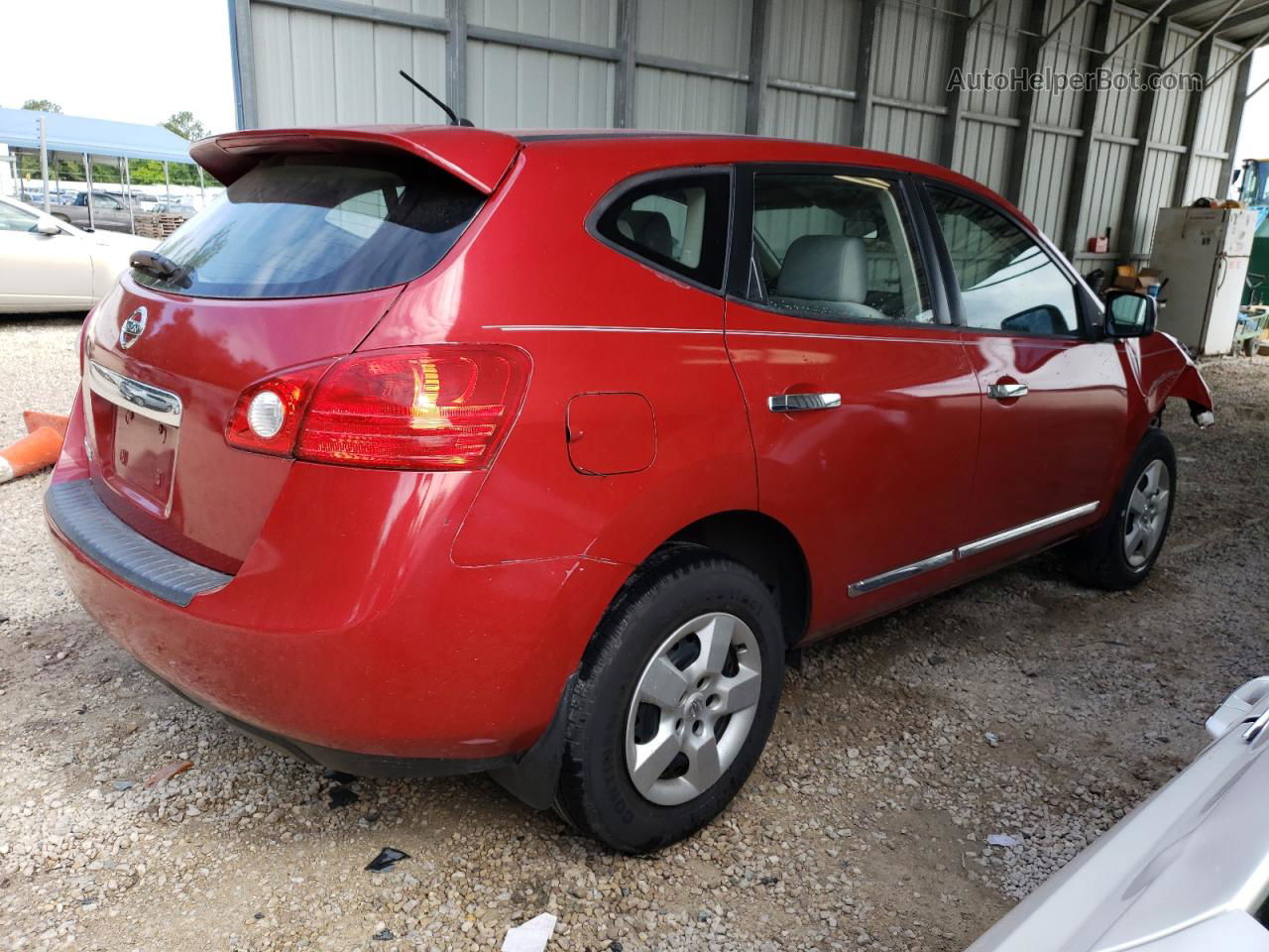 2012 Nissan Rogue S Burgundy vin: JN8AS5MT5CW252042