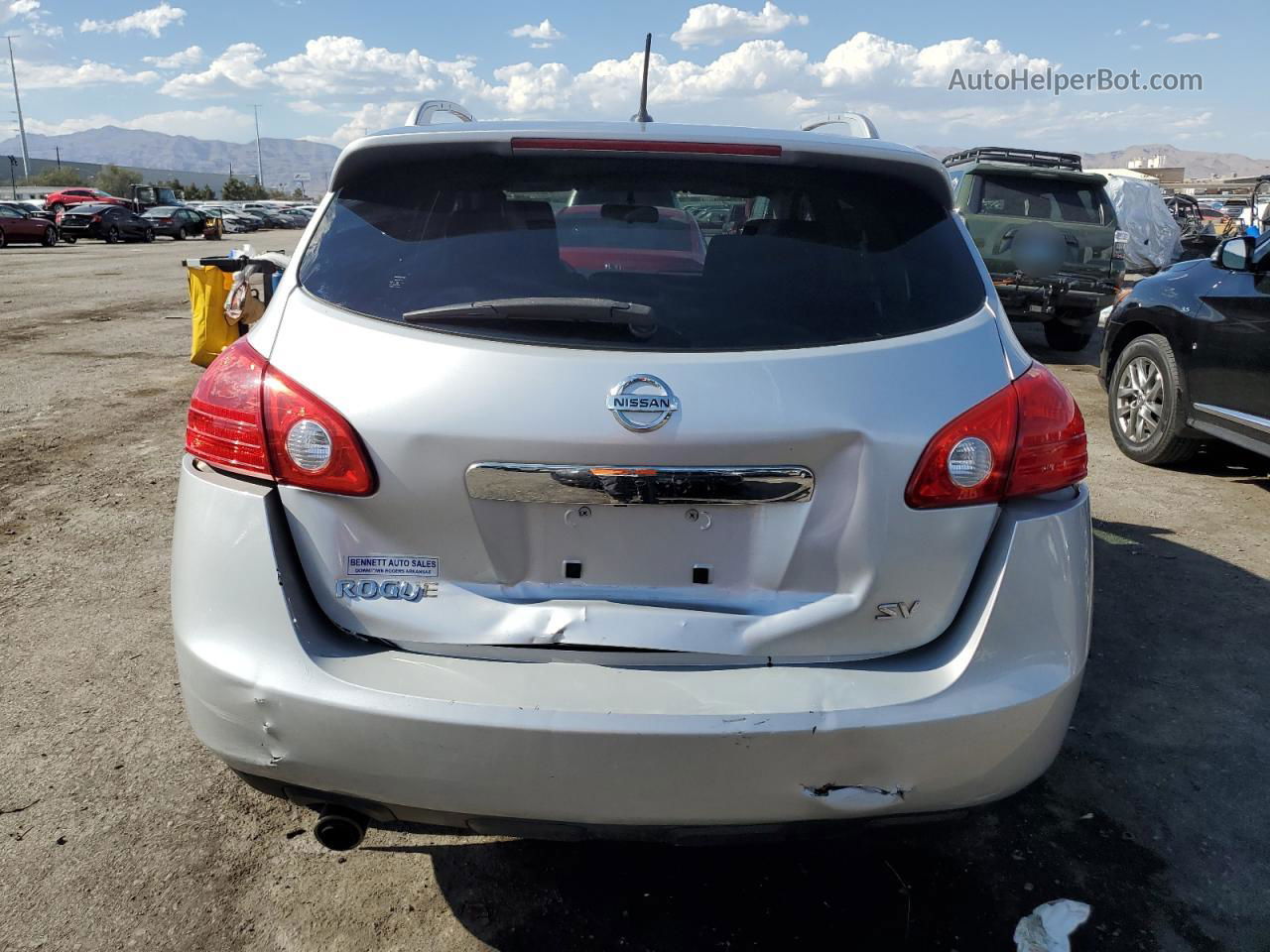 2012 Nissan Rogue S Silver vin: JN8AS5MT5CW269844