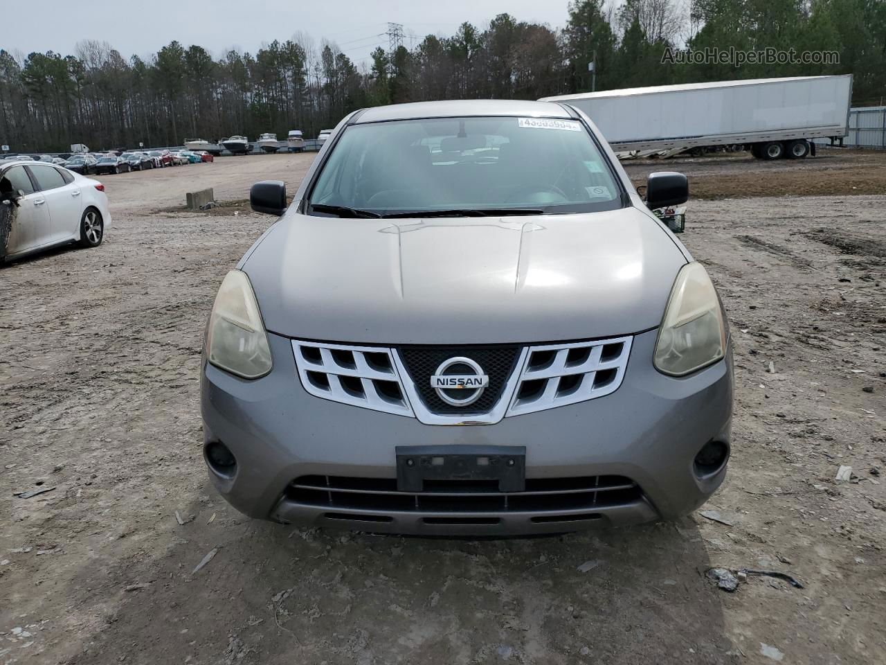 2012 Nissan Rogue S Серый vin: JN8AS5MT5CW270895