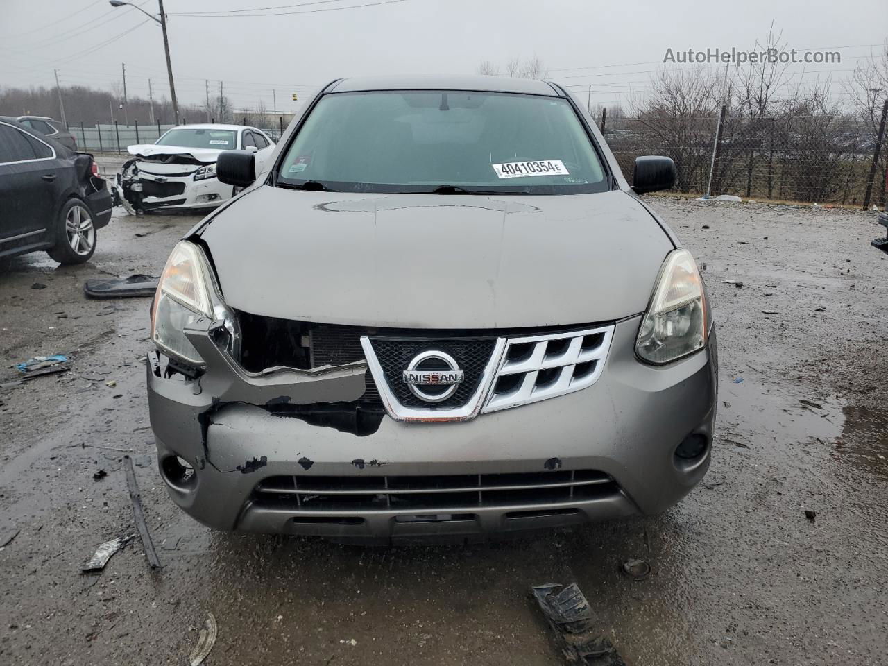 2012 Nissan Rogue S Gray vin: JN8AS5MT5CW272436