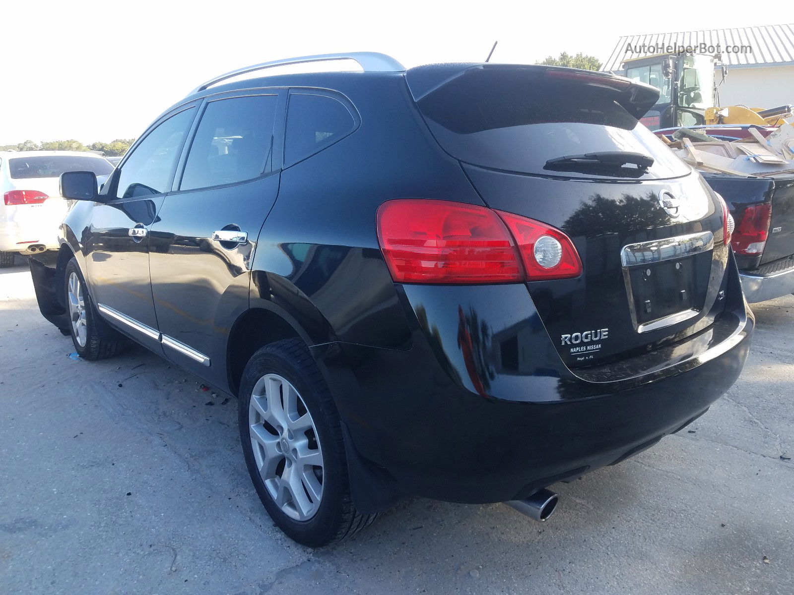 2012 Nissan Rogue S Black vin: JN8AS5MT5CW295439