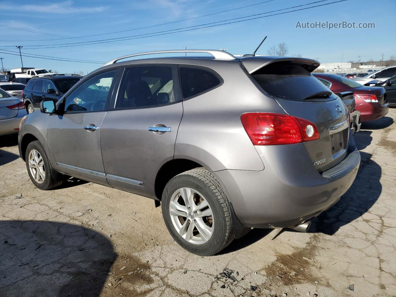 2012 Nissan Rogue S Gray vin: JN8AS5MT5CW295926