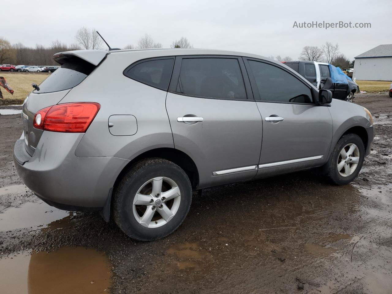 2012 Nissan Rogue S Желто-коричневый vin: JN8AS5MT5CW602835