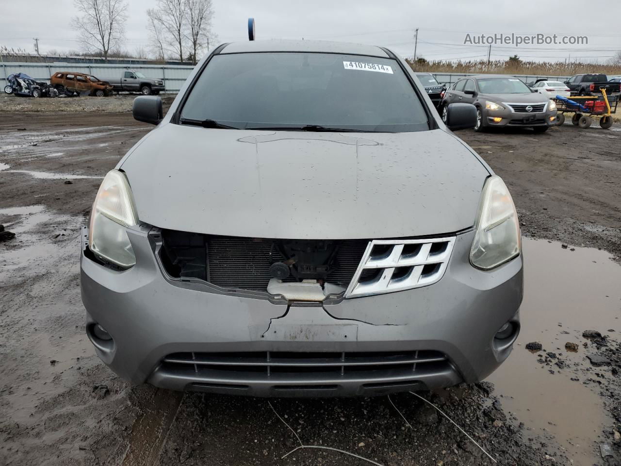 2012 Nissan Rogue S Желто-коричневый vin: JN8AS5MT5CW602835