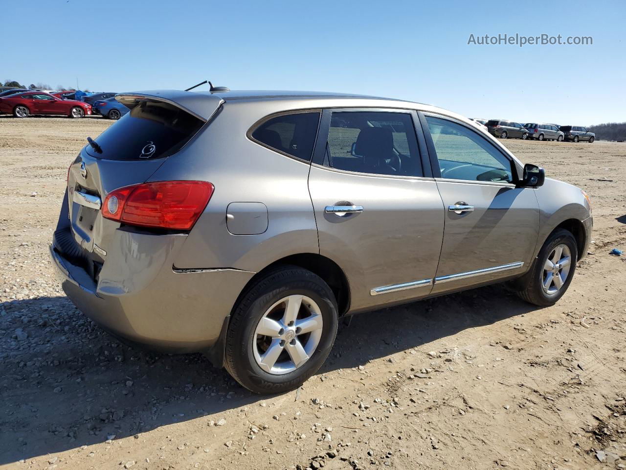 2012 Nissan Rogue S Gray vin: JN8AS5MT5CW603953