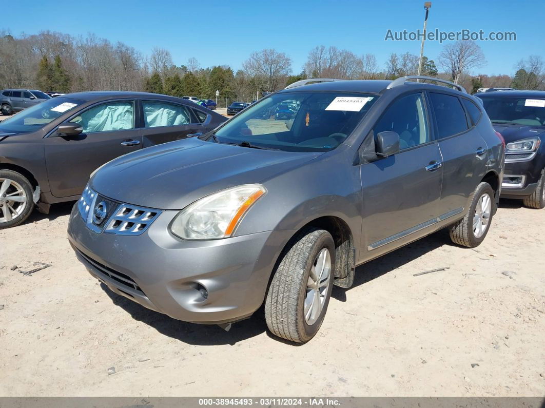 2012 Nissan Rogue Sv Серый vin: JN8AS5MT5CW605301