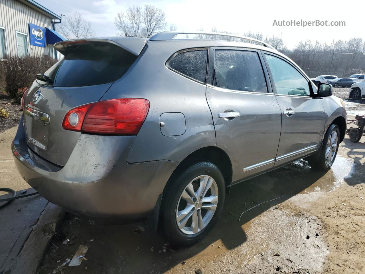 2012 Nissan Rogue S Tan vin: JN8AS5MT5CW608991