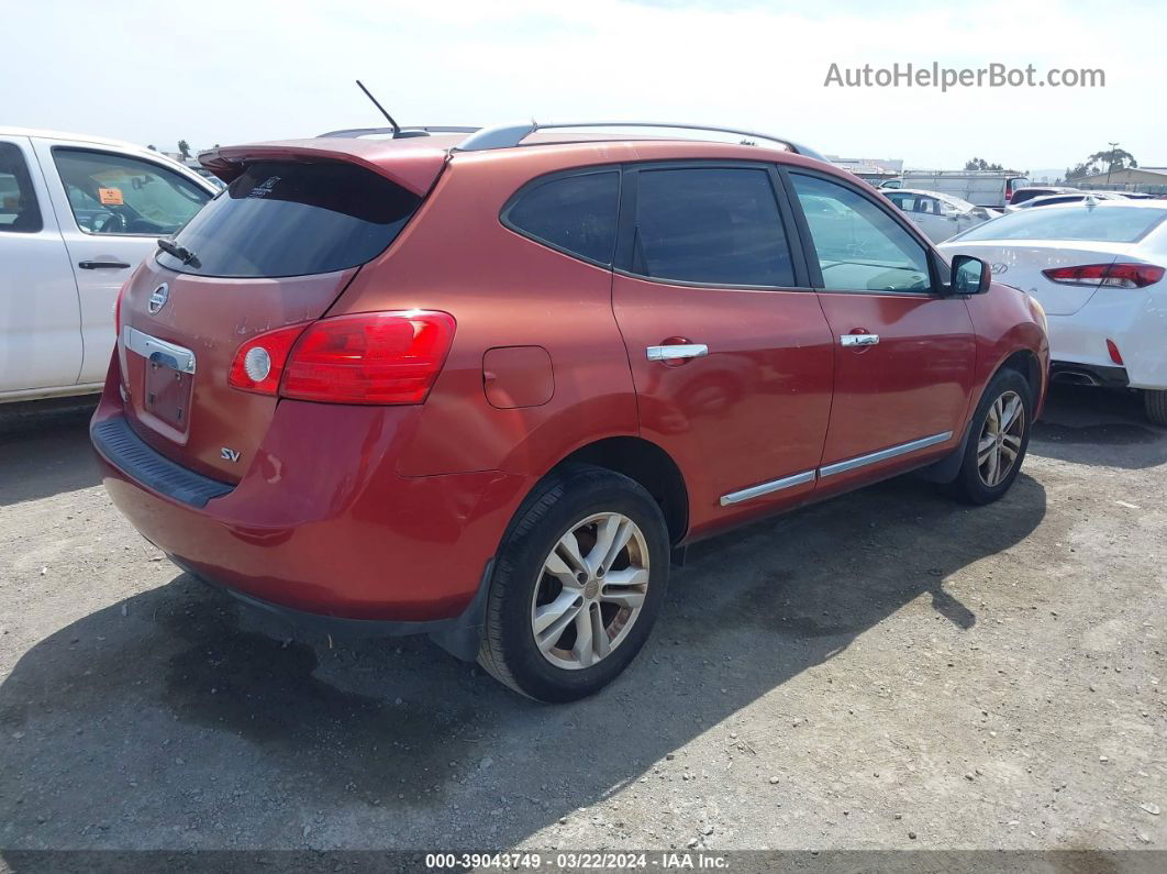 2012 Nissan Rogue Sv Красный vin: JN8AS5MT6CW250560