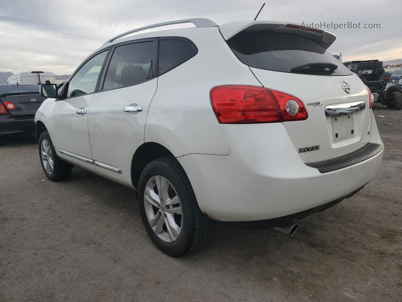 2012 Nissan Rogue S Белый vin: JN8AS5MT6CW254432