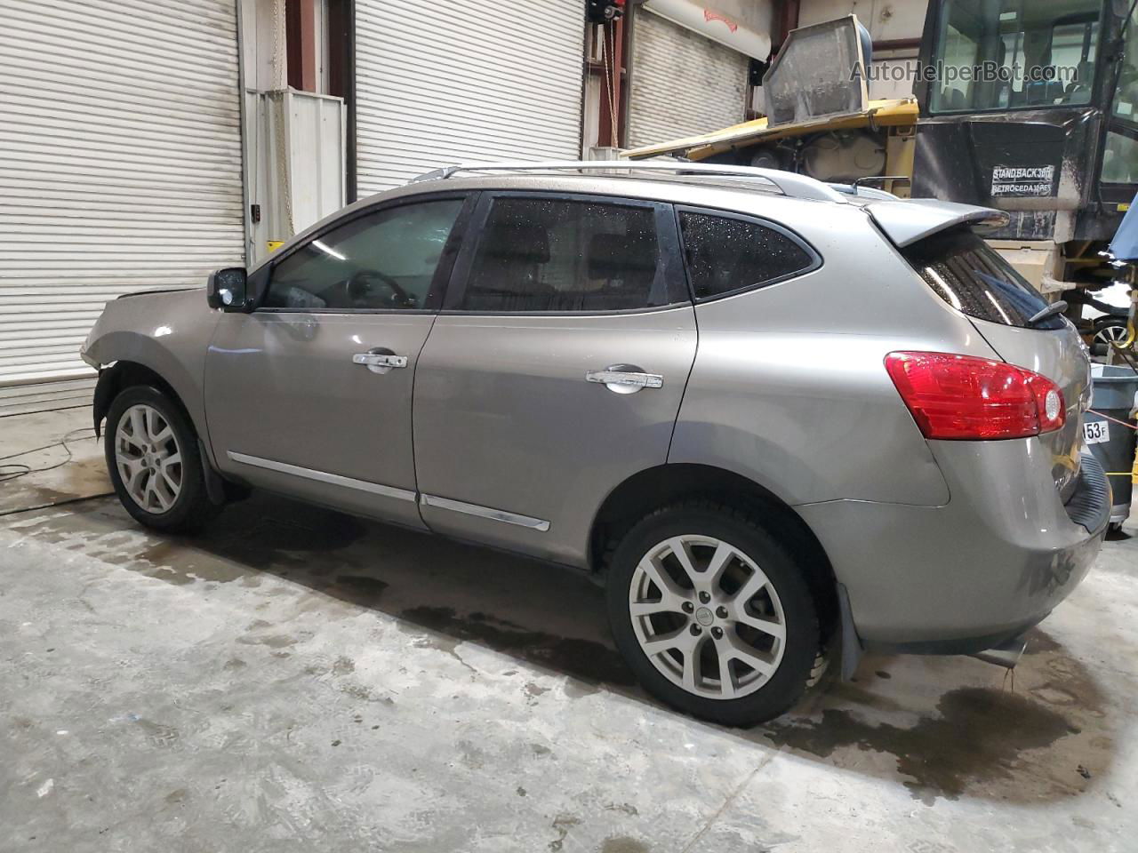 2012 Nissan Rogue S Silver vin: JN8AS5MT6CW260487