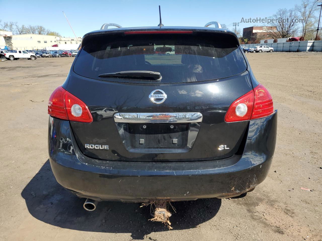 2012 Nissan Rogue S Black vin: JN8AS5MT6CW264510