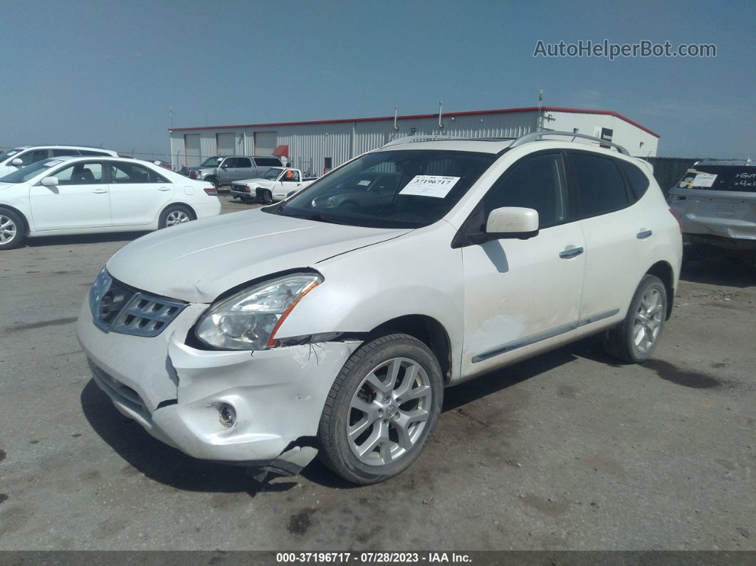 2012 Nissan Rogue Sv W/sl Pkg White vin: JN8AS5MT6CW266385