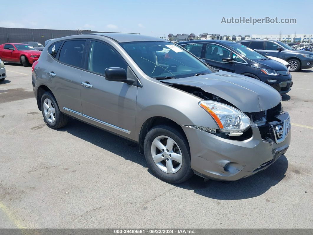 2012 Nissan Rogue S Gray vin: JN8AS5MT6CW269478