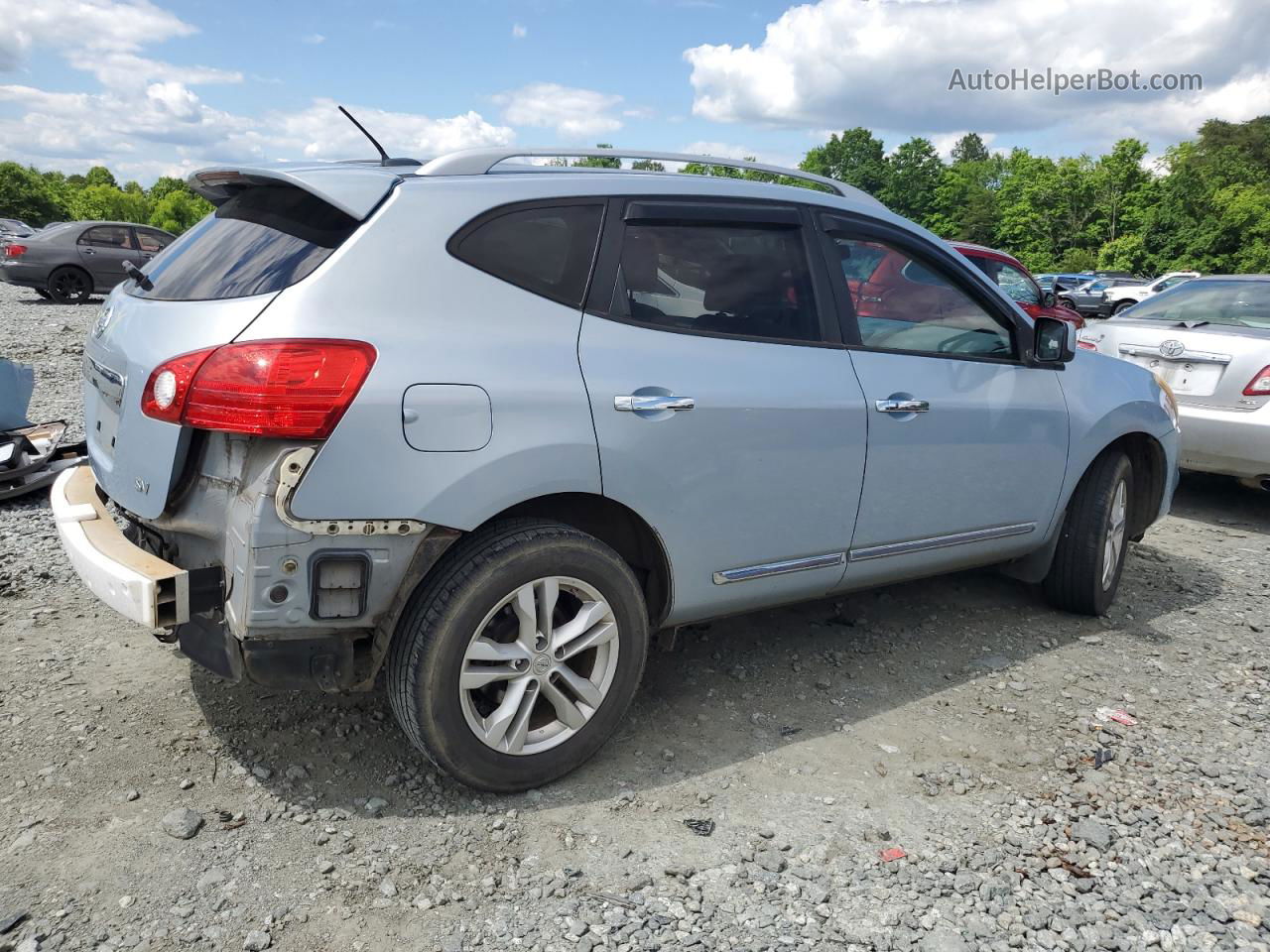 2012 Nissan Rogue S Blue vin: JN8AS5MT6CW281758