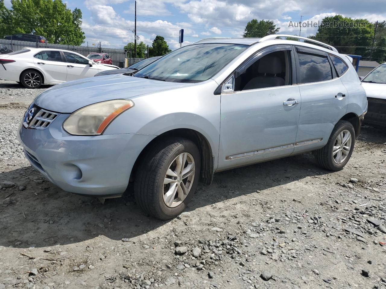 2012 Nissan Rogue S Blue vin: JN8AS5MT6CW281758