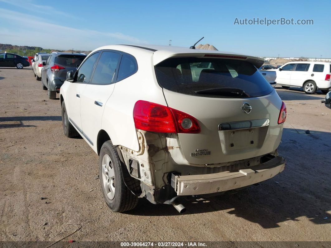 2012 Nissan Rogue S White vin: JN8AS5MT6CW283543