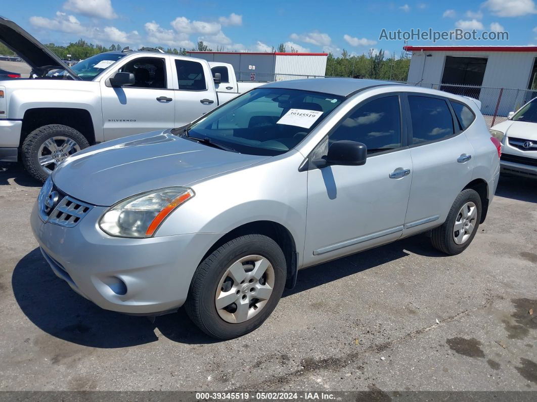 2012 Nissan Rogue S Silver vin: JN8AS5MT6CW294638