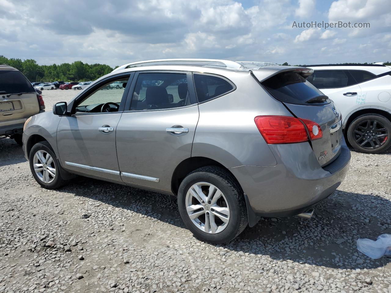 2012 Nissan Rogue S Серебряный vin: JN8AS5MT6CW296910